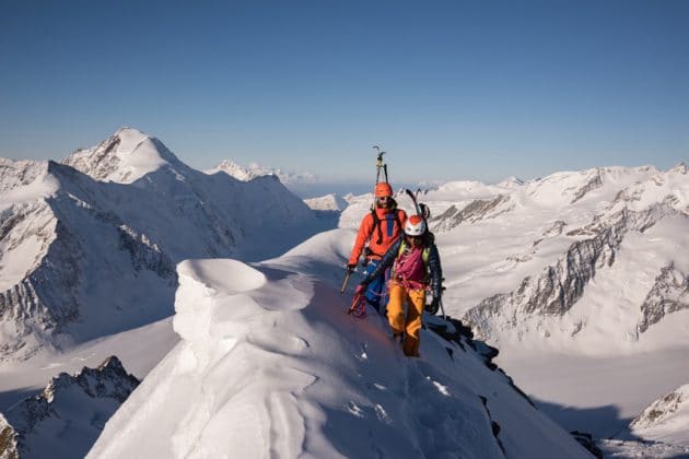 Escaladora Liv Sansoz intentó ascender a los 82 cuatromiles de los Alpes