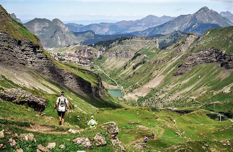 Ourea carrera de montaña en Avoriaz