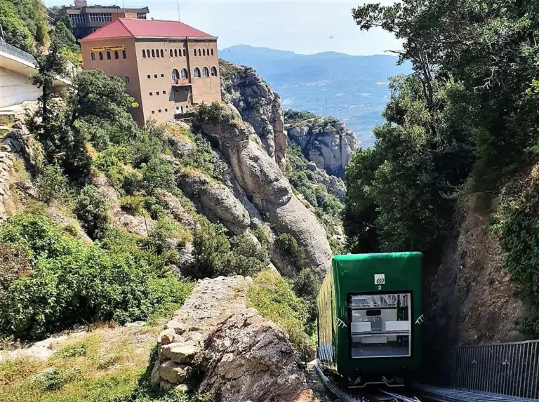 Montserrat funicular Santa Cova