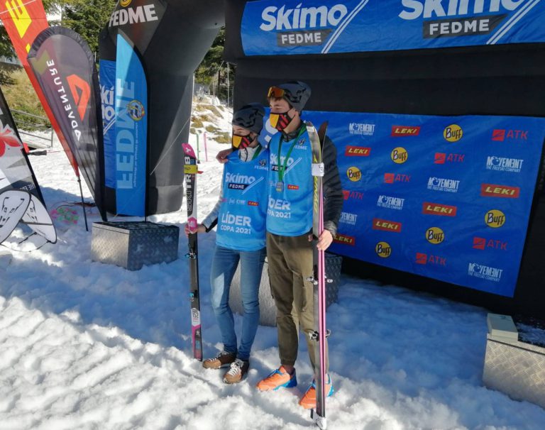 Oriol Cardona Marta Garcia Copa de España de skimo