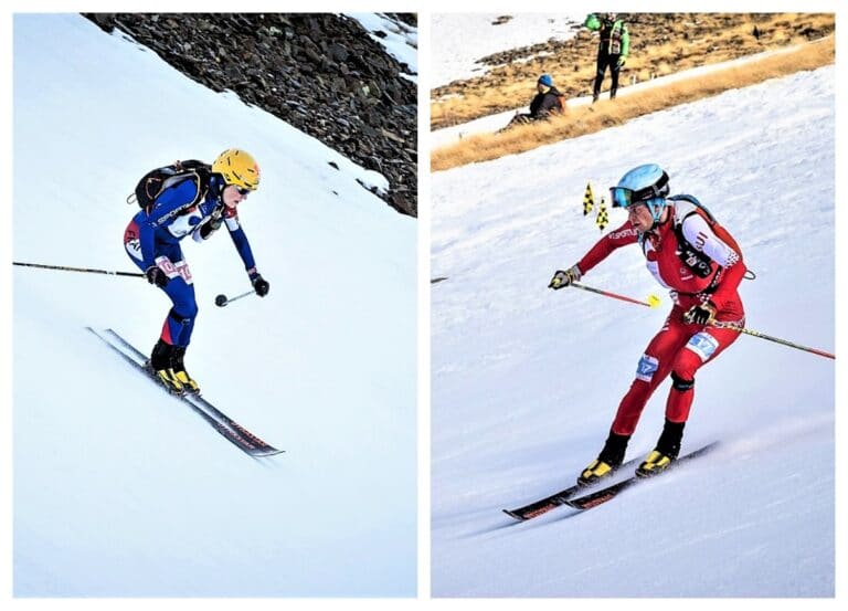 Werner Marti, Axelle Gachet-Mollaret ISMF European Championships Skimo Boí Taüll 2022