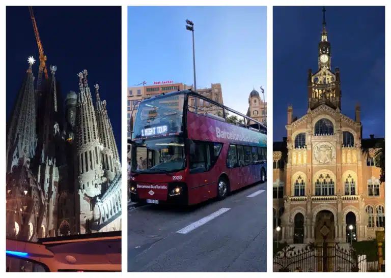 Barcelona Night Tour Bus