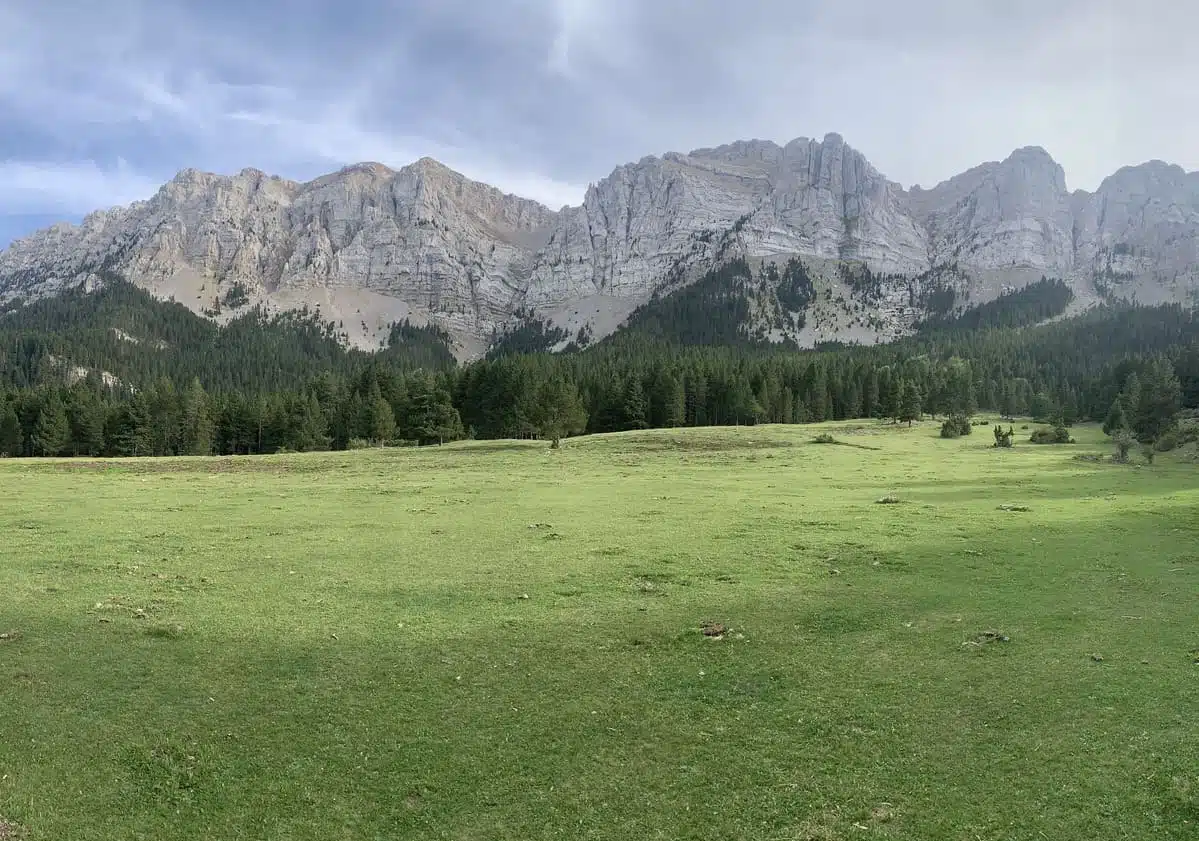 Cara norte de la Serra del Cadí