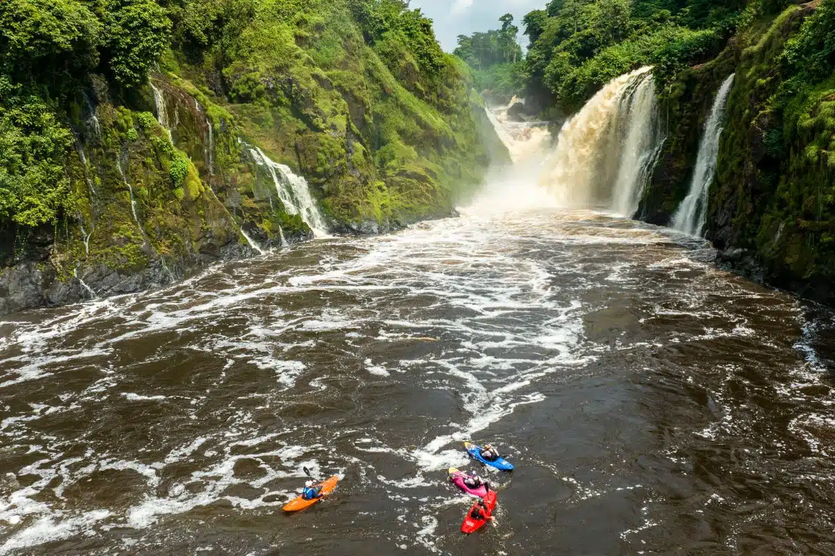 Río Ivindo Gabón Kayak 